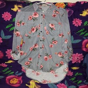 Floral pattern top